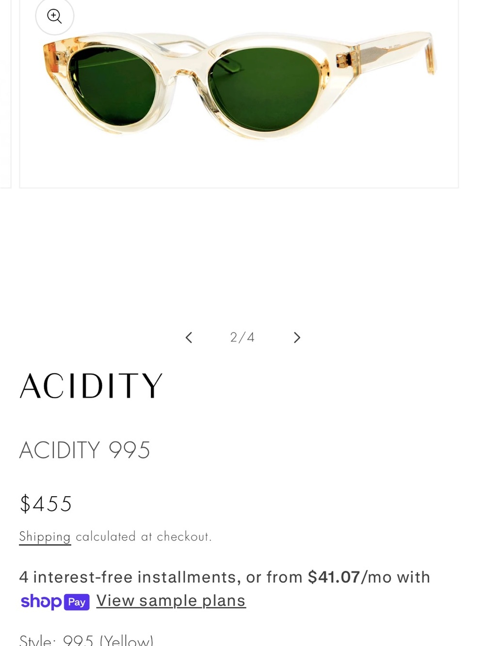 Thierry Lasry “Acidity” cat-eye sunglasses